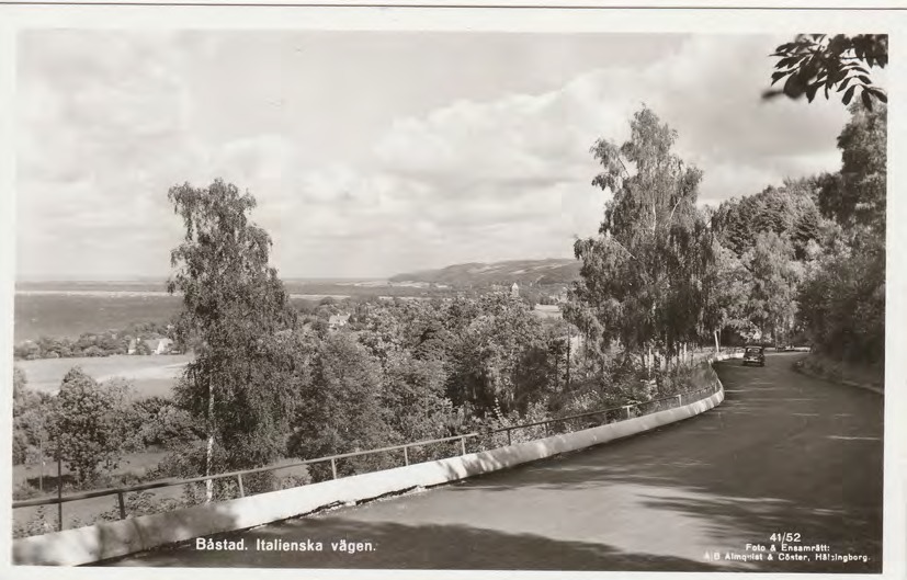 Framsida av Båstad. Italienska vägen.