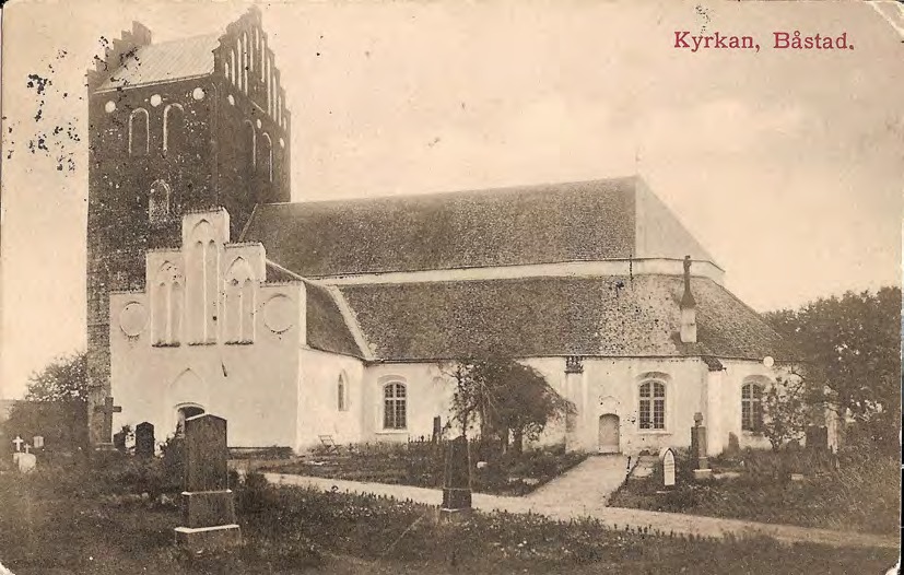 Framsida av Kyrkan, Båstad.
