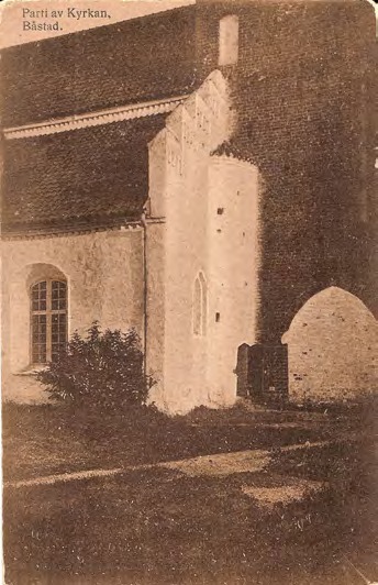 Framsida av Parti av Kyrkan, Båstad.
