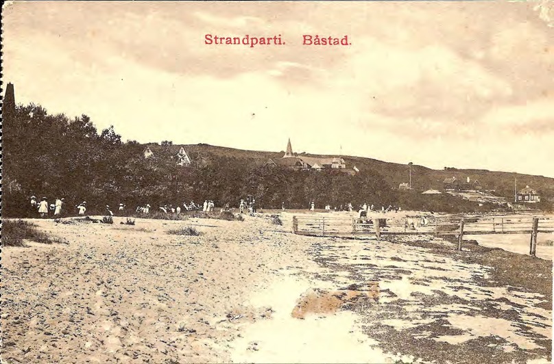 Framsida av Strandparti. Båstad.