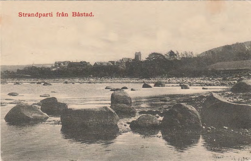 Framsida av Strandparti från Båstad.
