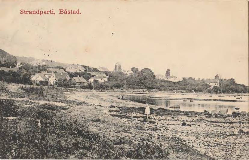 Framsida av Strandparti, Båstad.