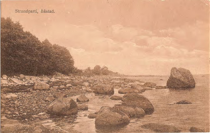 Framsida av Strandparti, Båstad.