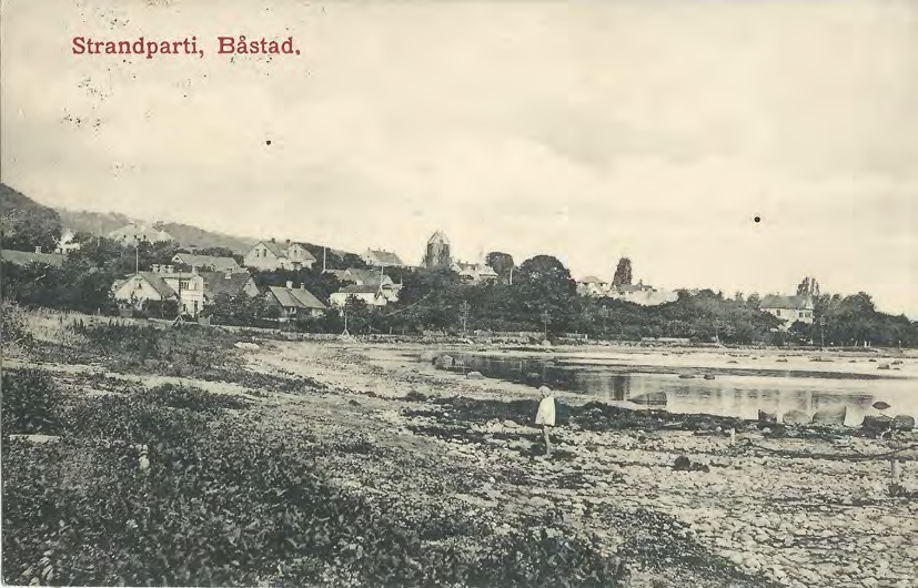 Framsida av Strandparti, Båstad.