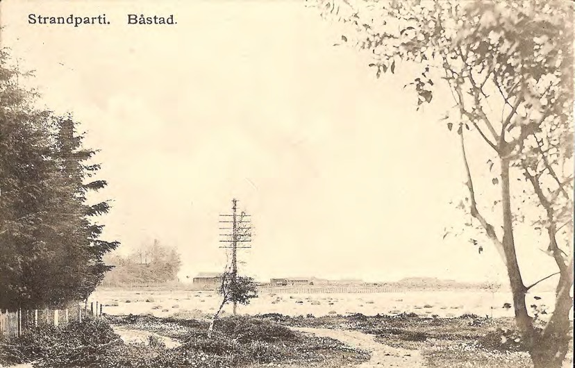 Framsida av Strandparti. Båstad.