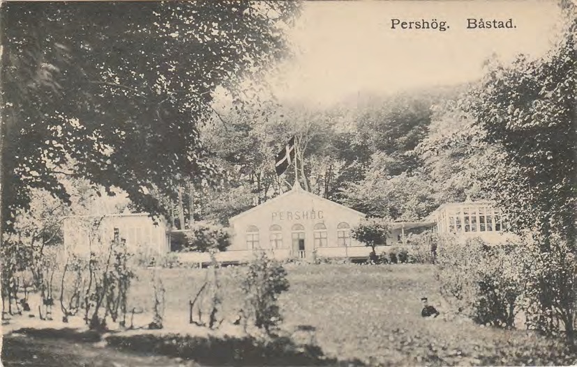 Framsida av Pershög. Båstad.