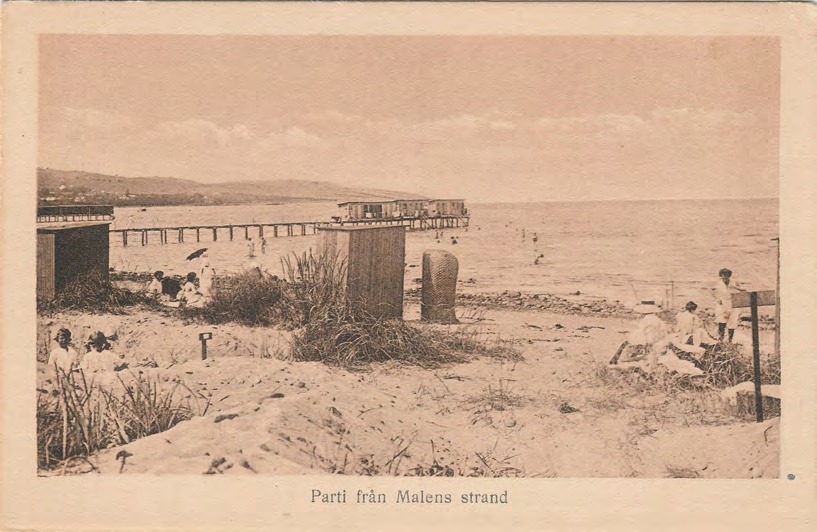 Framsida av Parti från Malens strand