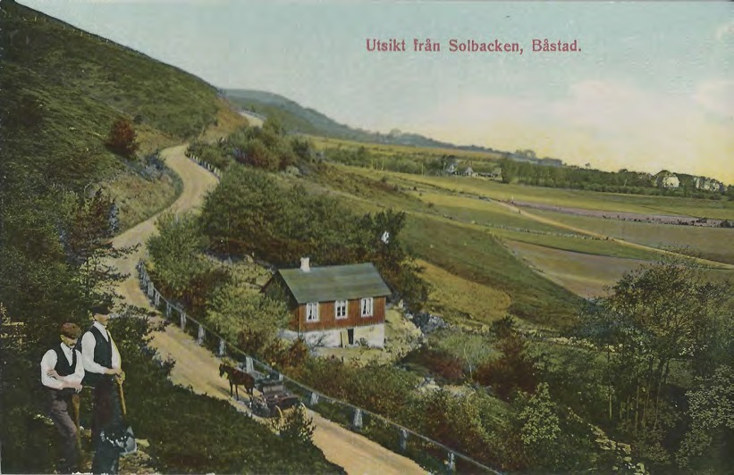 Framsida av Utsikt från Solbacken, Båstad.