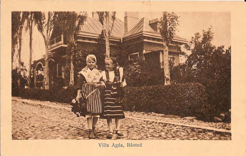 Framsida av Villa Agda, Båstad.