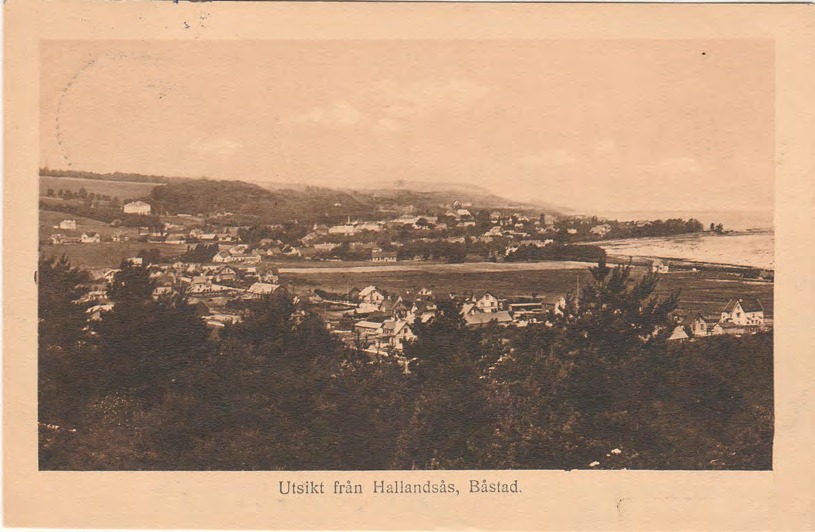 Framsida av Utsikt från Hallandsås, Båstad.