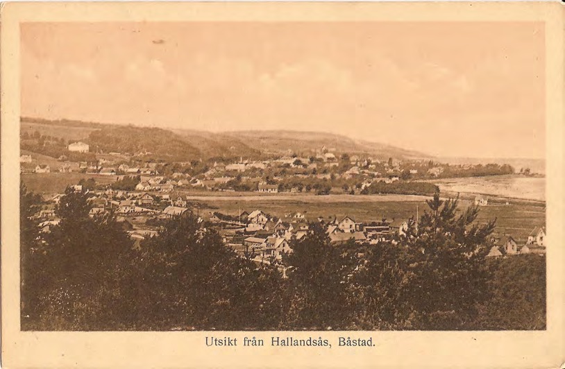Framsida av Utsikt från Hallandsås, Båstad.