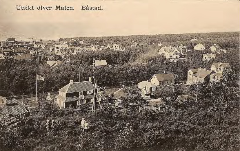 Framsida av Utsikt öfver Malen. Båstad.