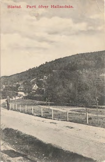 Framsida av Båstad. Parti öfver Hallandsås.