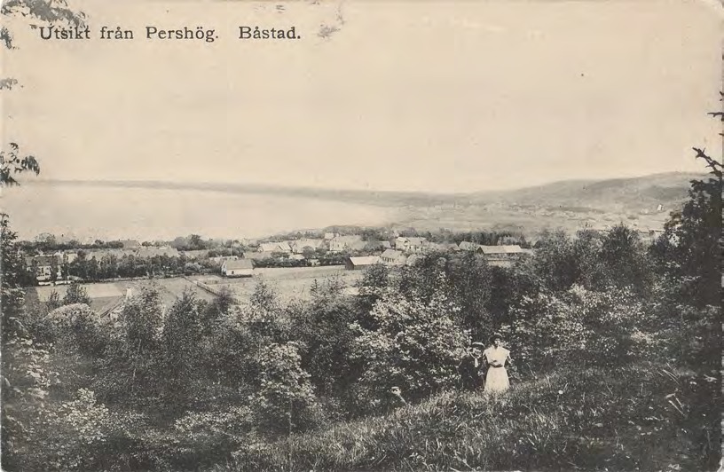 Framsida av Utsikt från Pershög. Båstad.