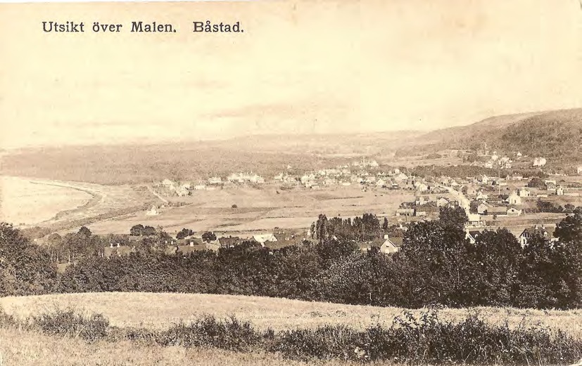 Framsida av Utsikt över Malen. Båstad.