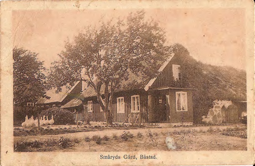 Framsida av Småryds Gård, Båstad.