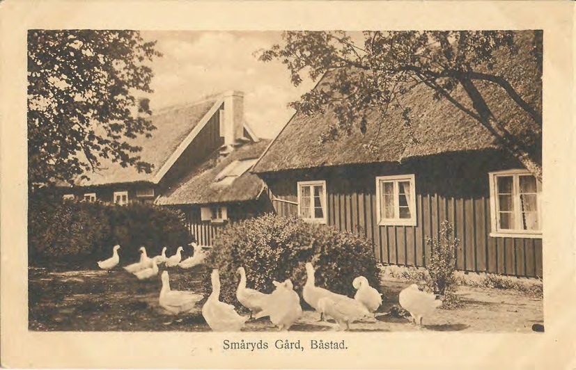 Framsida av Småryds Gård, Båstad.