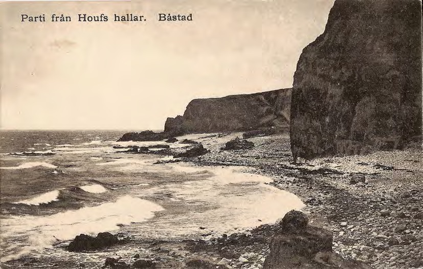 Framsida av Parti från Houfs hallar. Båstad
