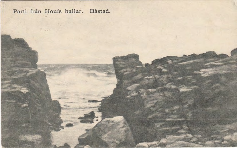 Framsida av Parti från Houfs hallar. Båstad.