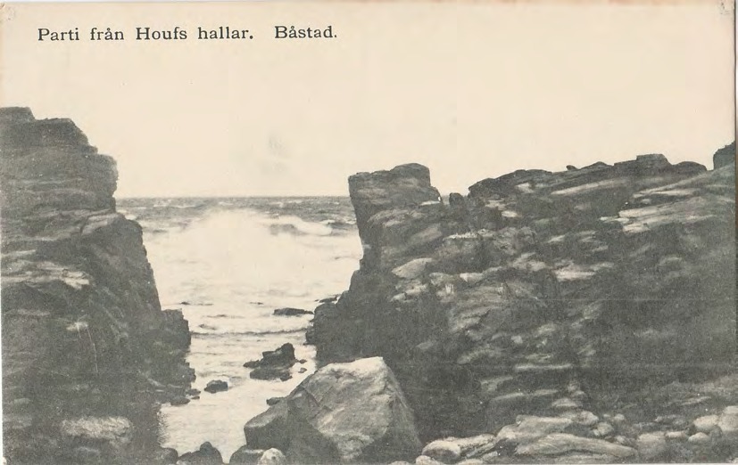 Framsida av Parti från Houfs hallar. Båstad.