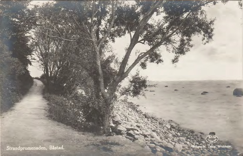 Framsida av Strandpromenaden, Båstad.
