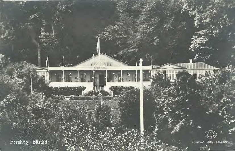 Framsida av Pershög, Båstad.