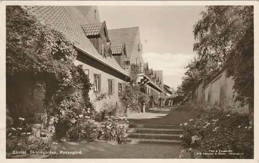 Framsida av Båstad. Skånegården, Rosengård.