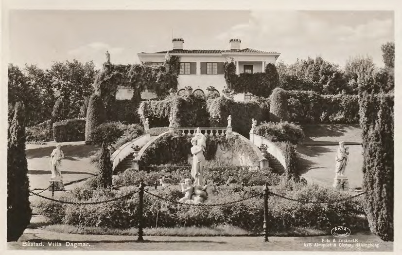 Framsida av Båstad. Villa Dagmar.
