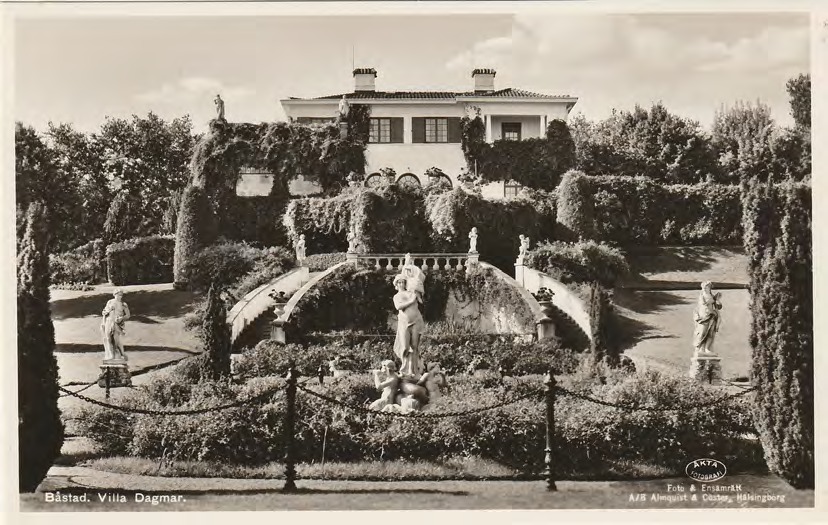Framsida av Båstad. Villa Dagmar.