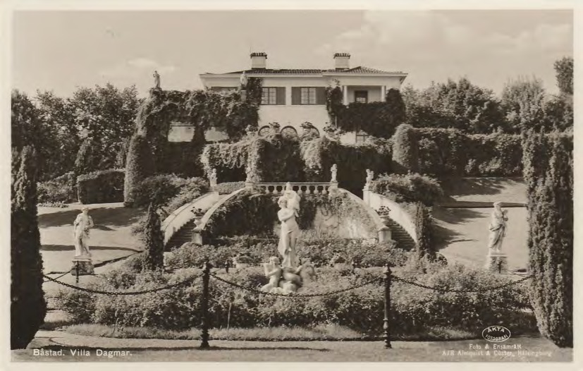 Framsida av Båstad. Villa Dagmar.