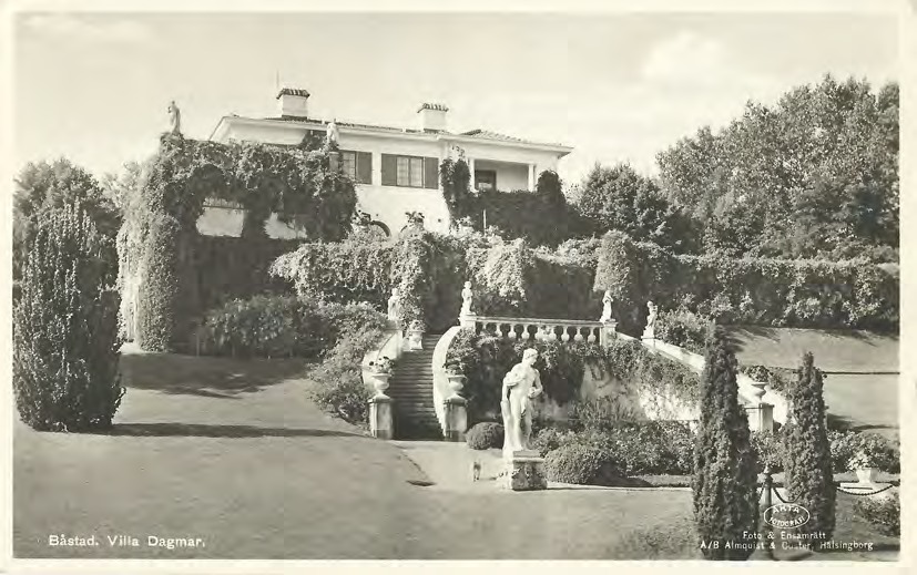 Framsida av Båstad. Villa Dagmar.