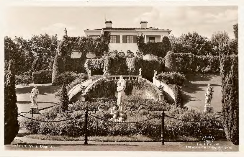 Framsida av Båstad. Villa Dagmar.