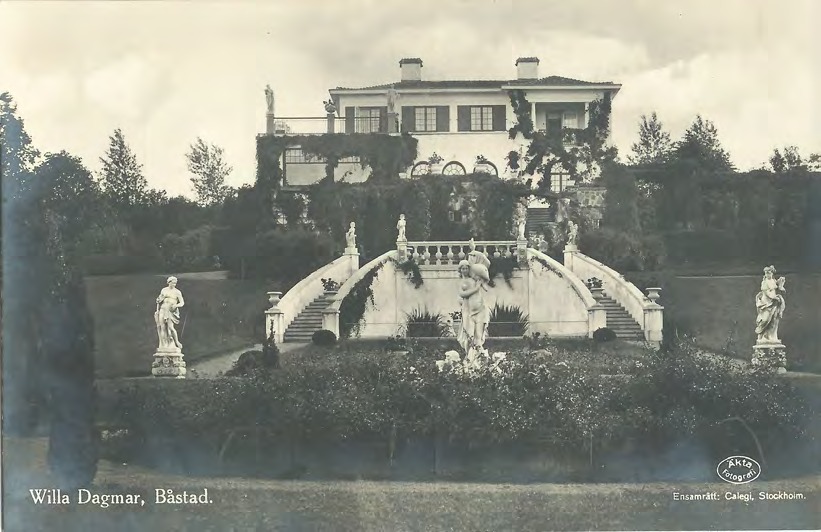 Framsida av Willa Dagmar, Båstad.