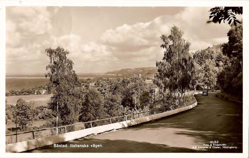 Framsida av Båstad. Italienska vägen.