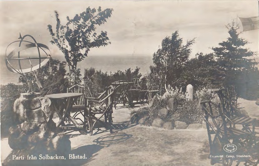 Framsida av Parti från Solbacken, Båstad.