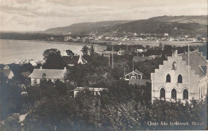 Framsida av Utsikt från kyrktornet, Båstad