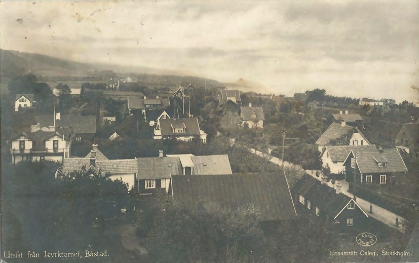 Framsida av Utsikt från kyrktornet, Båstad.