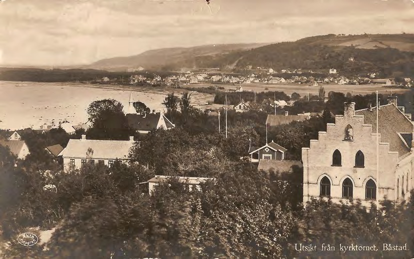 Framsida av Utsikt från kyrktornet, Båstad.