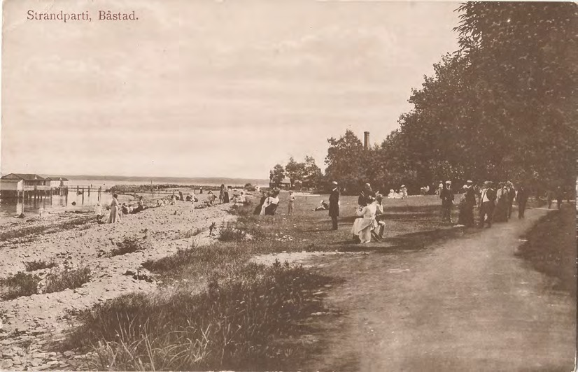 Framsida av Strandparti, Båstad.