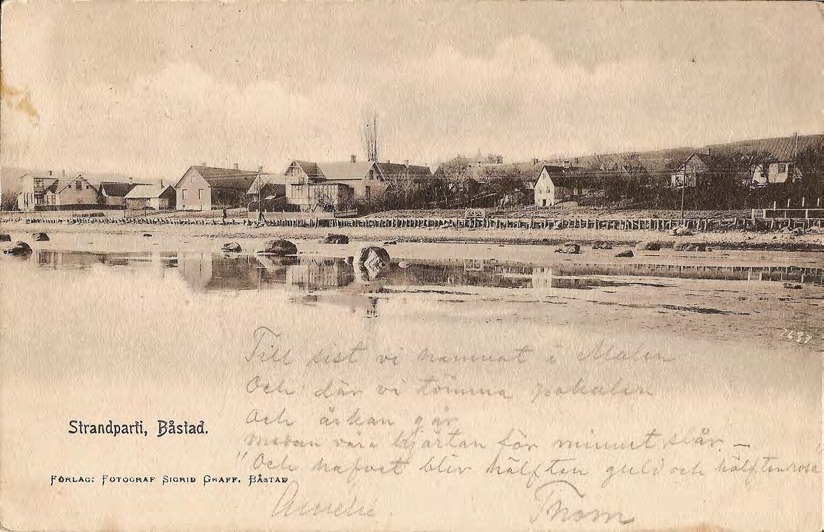 Framsida av Strandparti, Båstad.