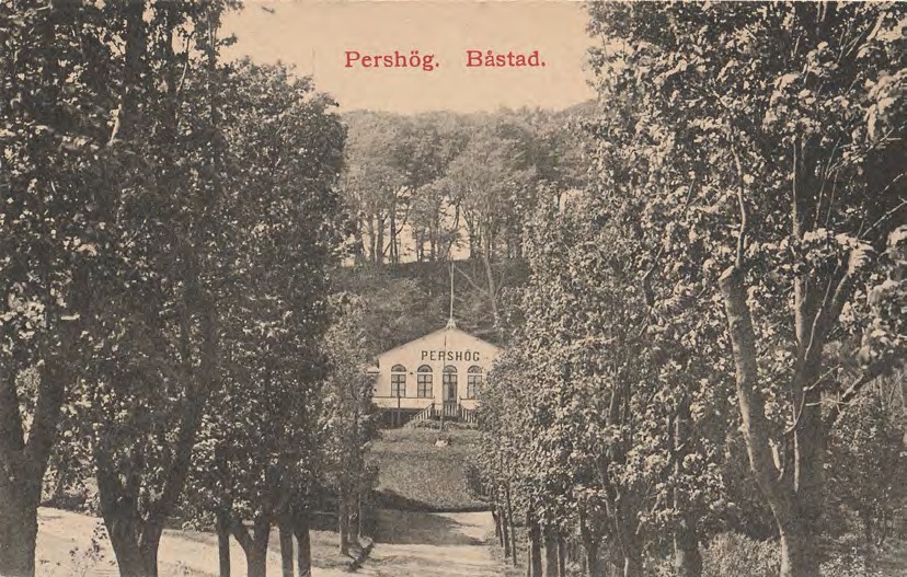 Framsida av Pershög. Båstad.