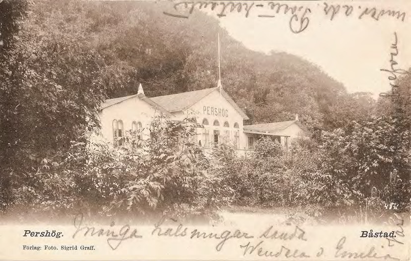 Framsida av Pershög. Båstad.