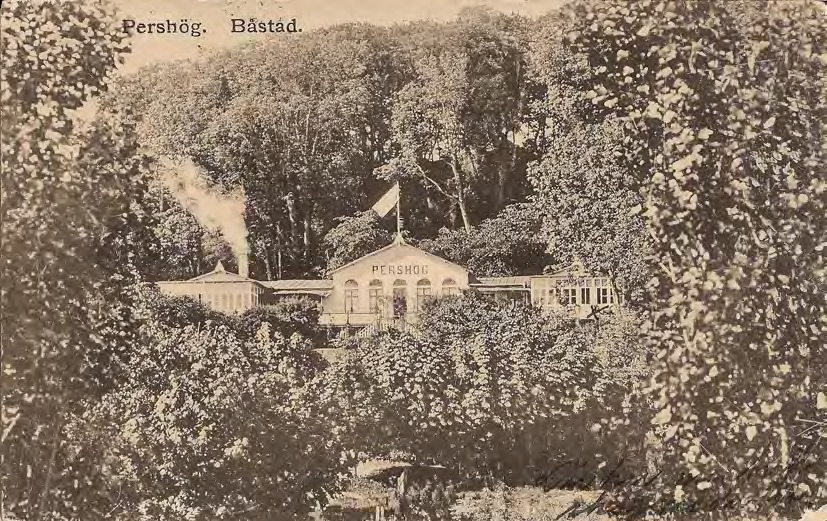 Framsida av Pershög. Båstad.