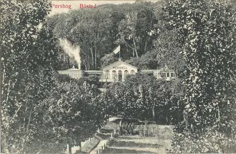 Framsida av Pershög. Båstad.
