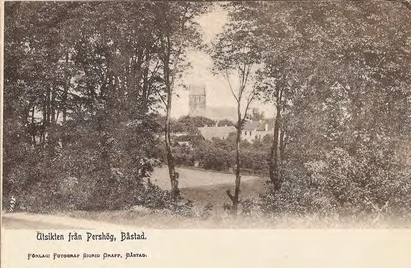Framsida av Utsikten från Pershög, Båstad.