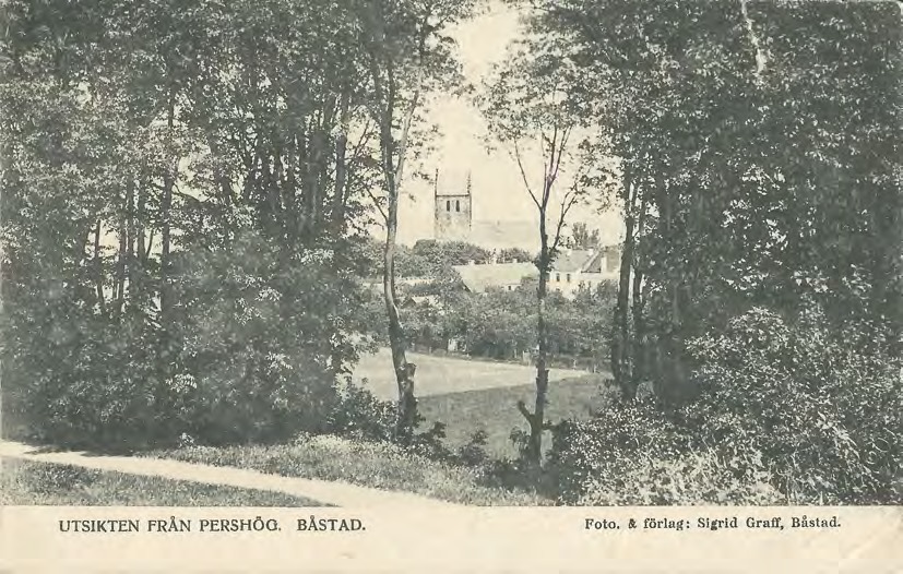 Framsida av UTSIKTEN FRÅN PERSHÖG. BÅSTAD.