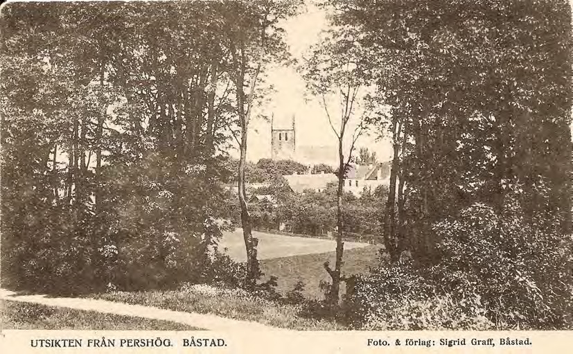 Framsida av UTSIKTEN FRÅN PERSHÖG. BÅSTAD.