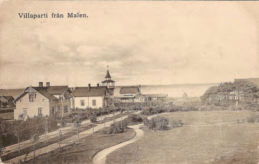Framsida av Villaparti från Malen.