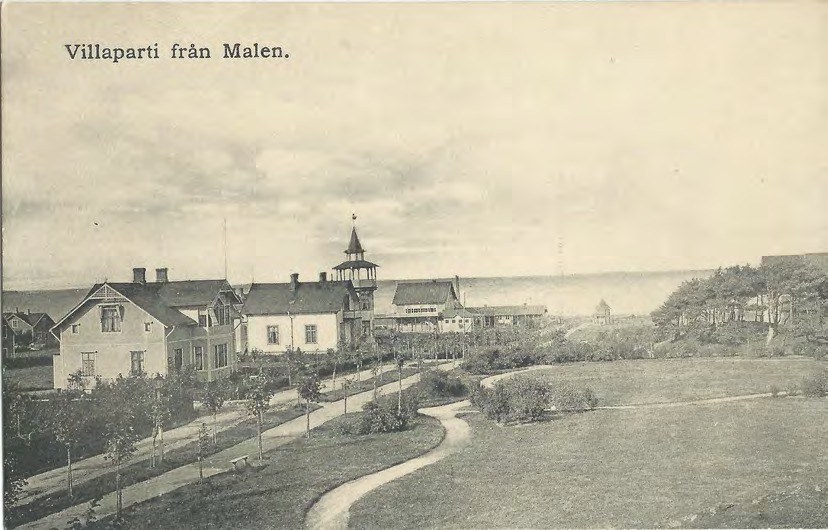 Framsida av Villaparti från Malen.