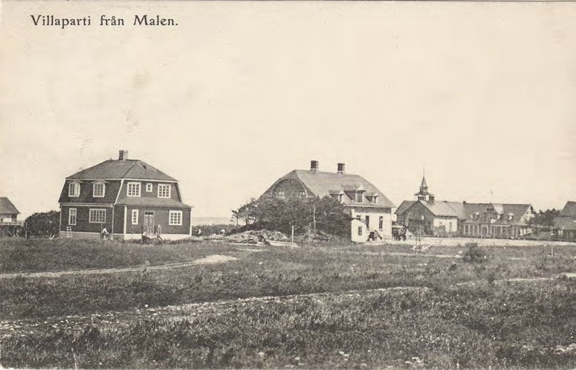 Framsida av Villaparti från Malen.